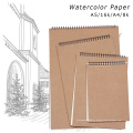 Custom Spiral A5/16K/A4/8K Watercolor Paper Sketch Book Portable Sketchbook Sketch Sketch Painting Notebook